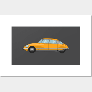 Citroen DS Illustration Posters and Art